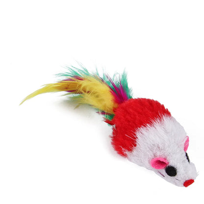Cat Toys Mouse Shape Balls Foldable Cat Kitten Play Tunnel Chat Funny Cat Tent Mouse Supplies Simulation Fish Cat Accessories